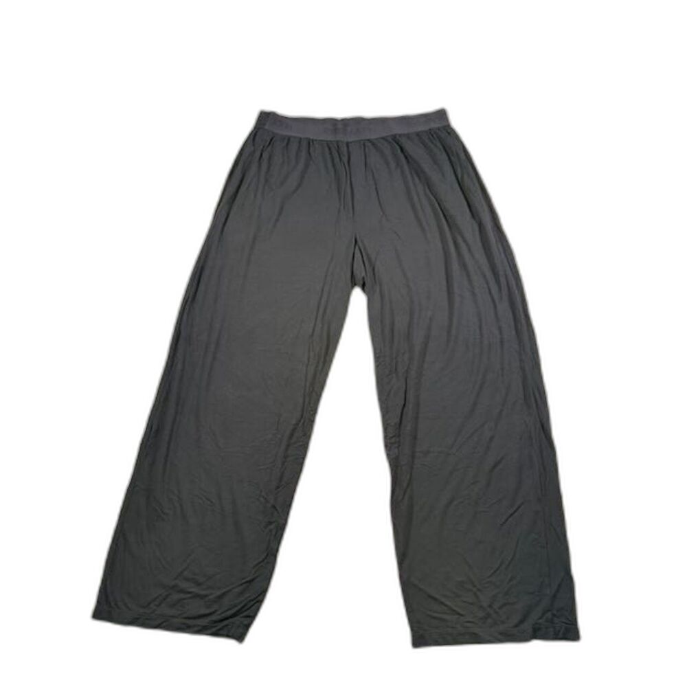 Tommy John Lounge Pants Womens XL Black Wide Leg Pajama Sleepwear Modal Blend